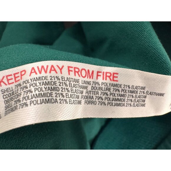 New Free People Movement Women's Size L Never Better Square Neck Bra Green - Picture 10 of 11